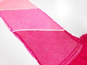 正絹　振袖用　絞り　帯揚げ